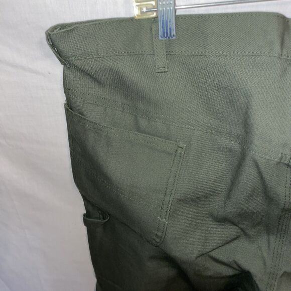 Bulwark FR Men’s Straight Jeans Size 42 X 32 Army Green Workwear Rugged NWOT - Picture 11 of 12